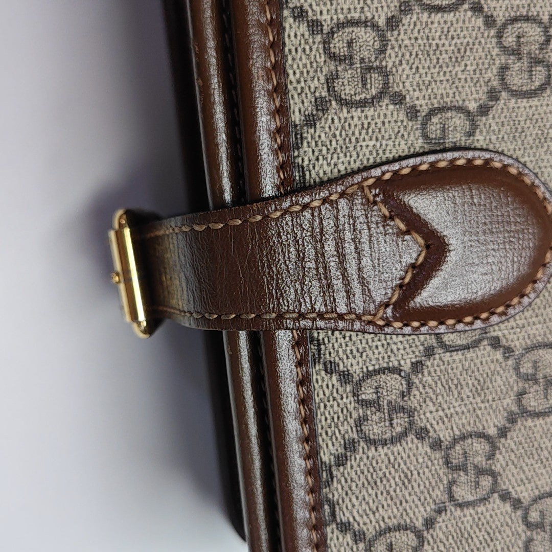 Retro Mini Monogram Coated Canvas Beige