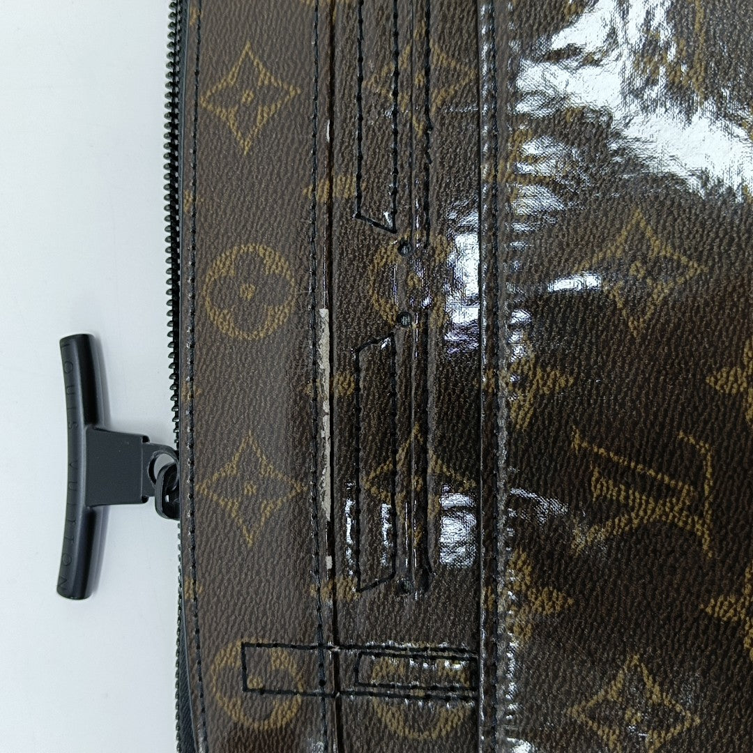 EXPLORER Monogram Coated Canvas Brown