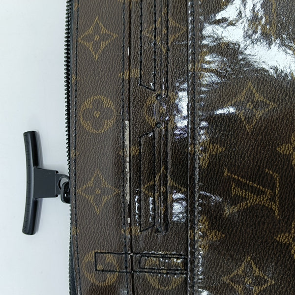 EXPLORER Monogram Coated Canvas Brown