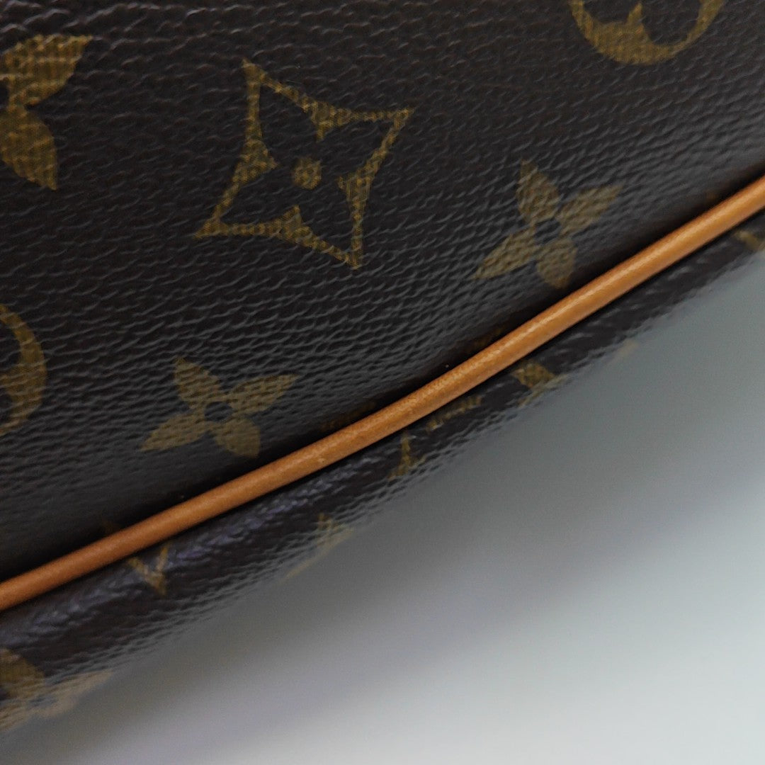 VINTAGE THAMES GM Monogram Coated Canvas Brown