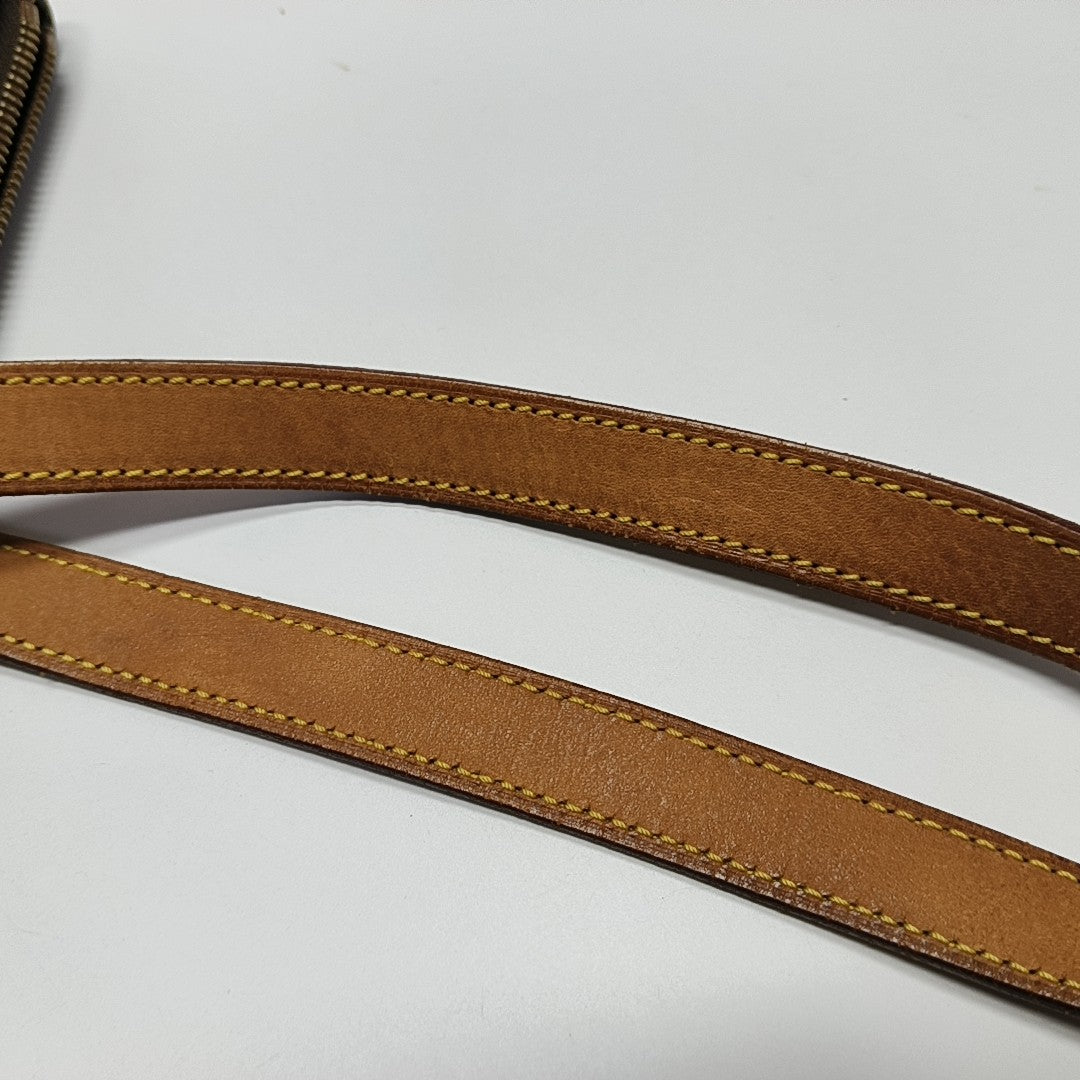 PIANO Monogram Coated Canvas Brown
