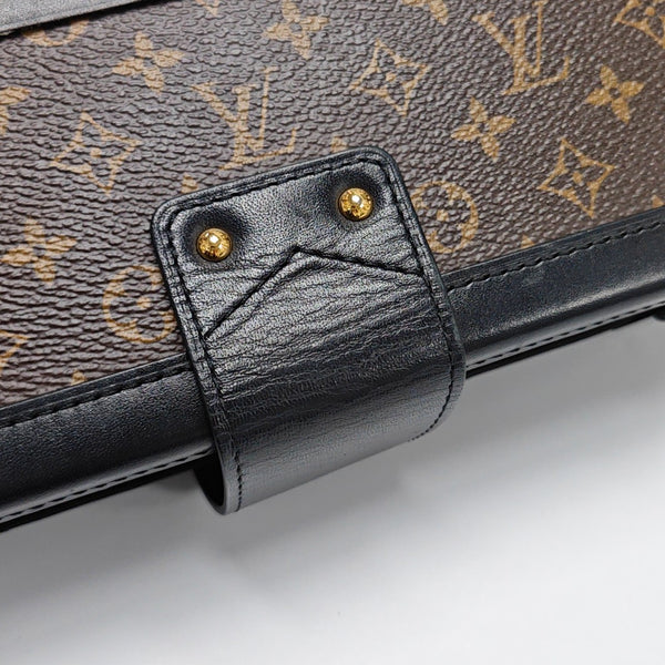 PETITE MALLE Monogram Coated Canvas Brown