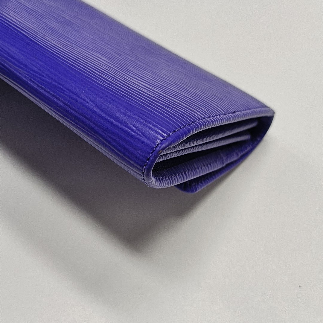 PORTE MONNAIE Epi Purple Wallet