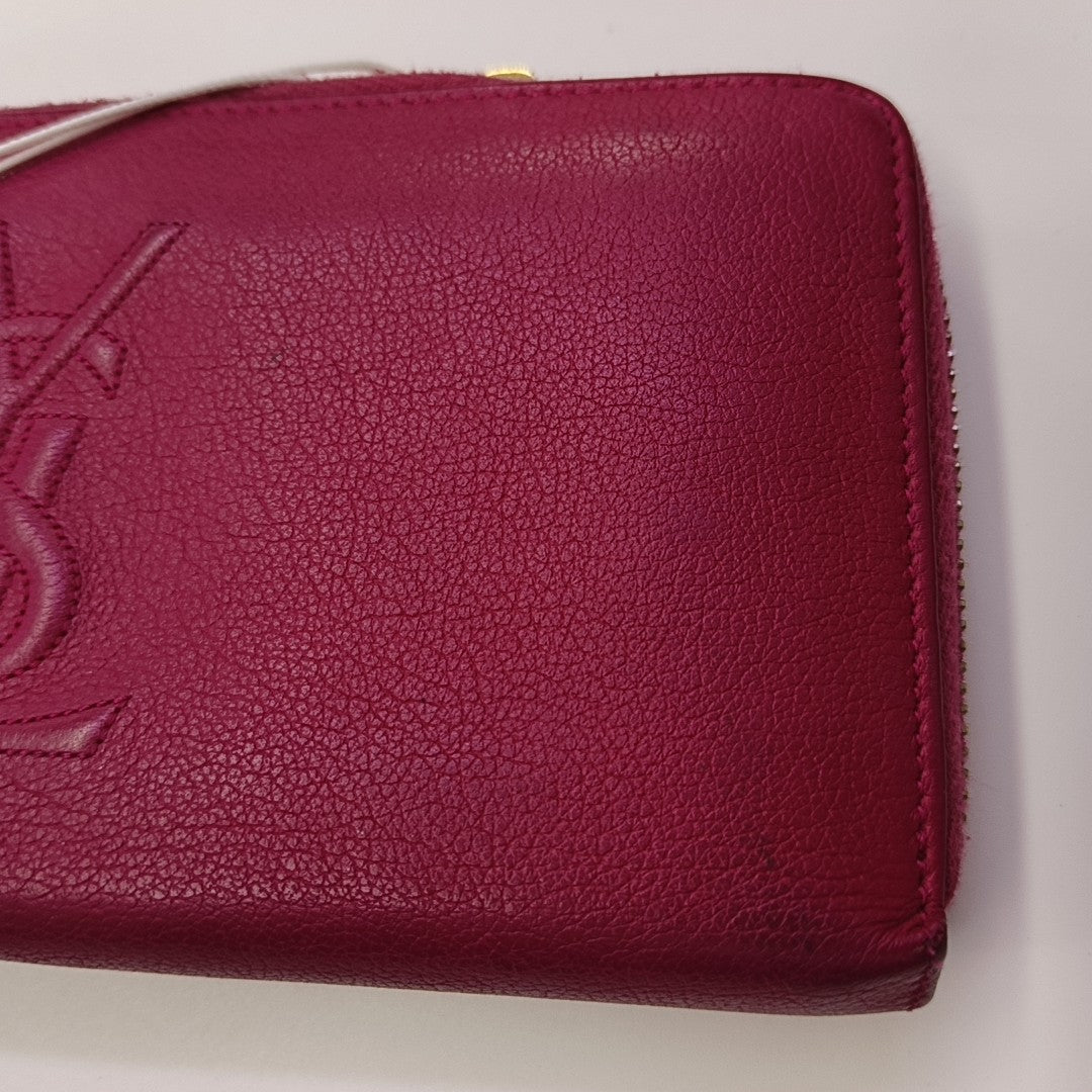 MONOGRAM Calfskin Red Wallet