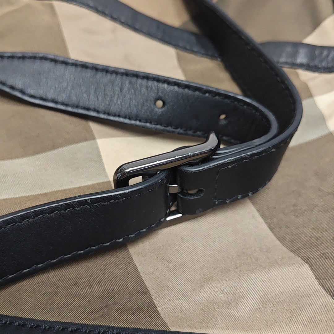 Nylon Shoulder Bag Brown