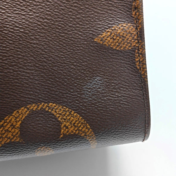 Authenticated pre-owned  ONTHEGO GM Monogram Coated Canvas Brown - Tote Bag at Looply