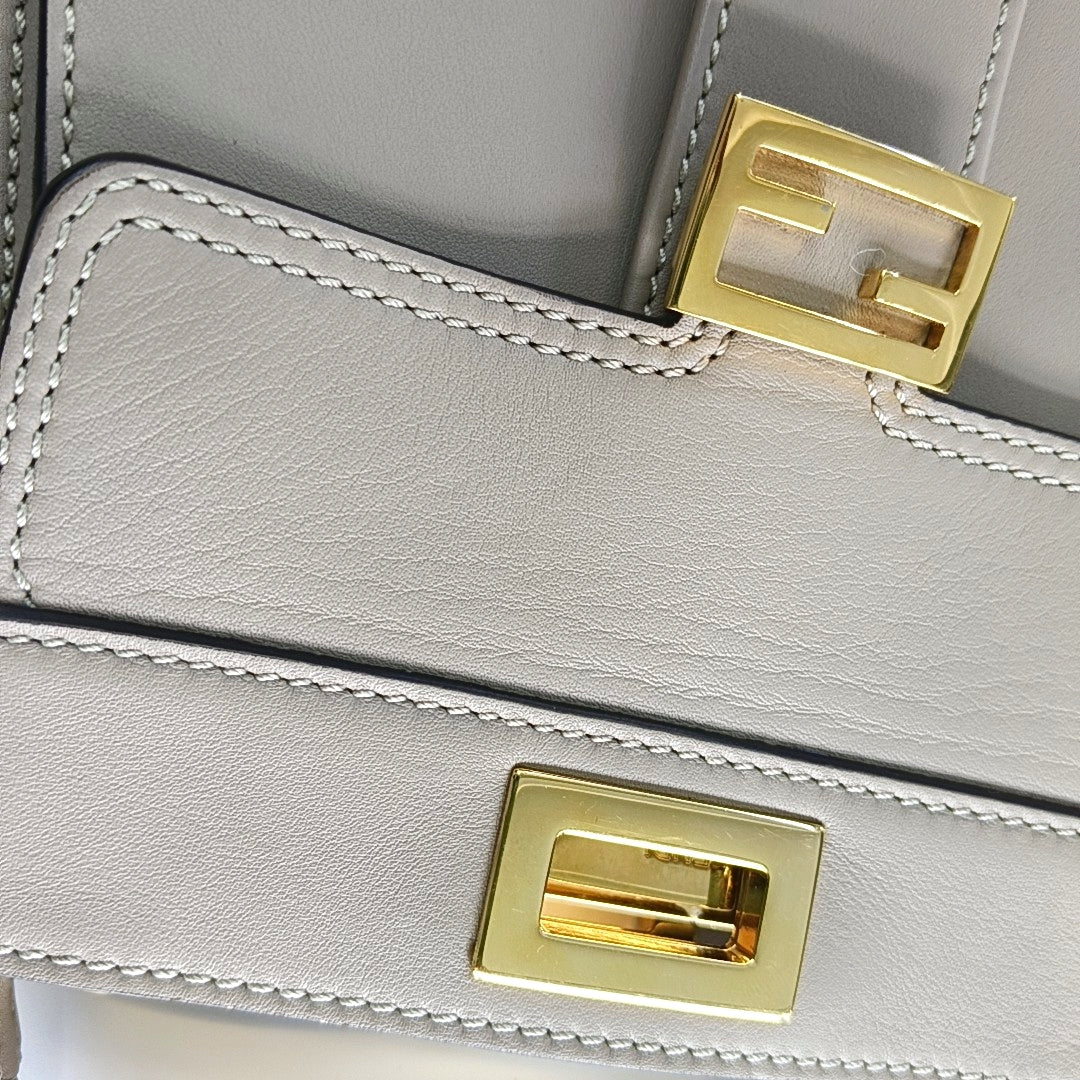 Peekaboo Mini Calfskin Gray