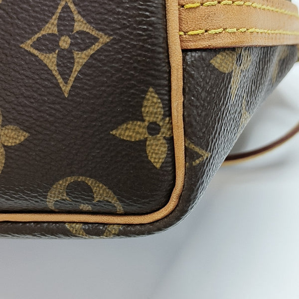NÉONOÉ Nano Monogram Coated Canvas Brown