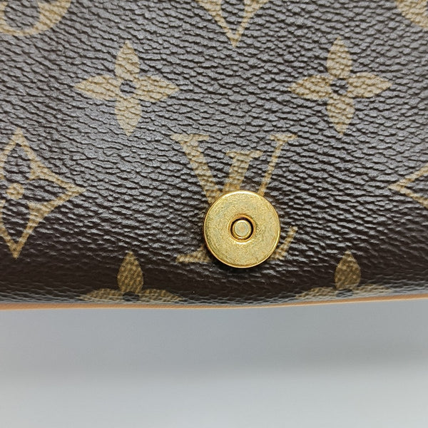 DIANE Monogram Coated Canvas Brown