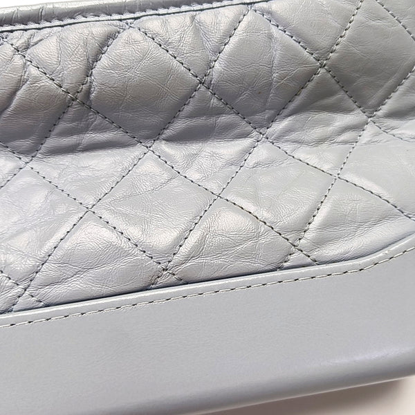 Authenticated pre-owned  GABRIELLE Quilted Calfskin Blue - Shoulder Bag at Looply