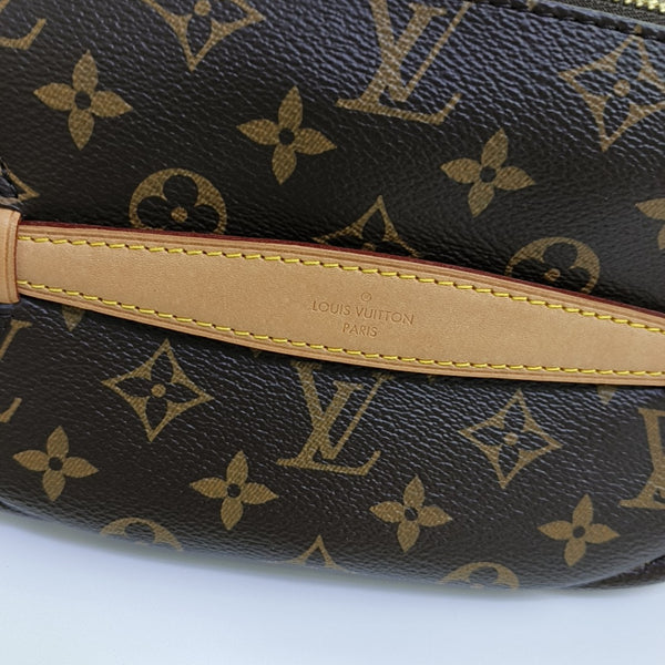 BUMBAG Monogram Coated Canvas Brown