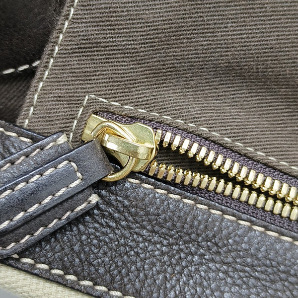 Canvas Shoulder Bag Beige