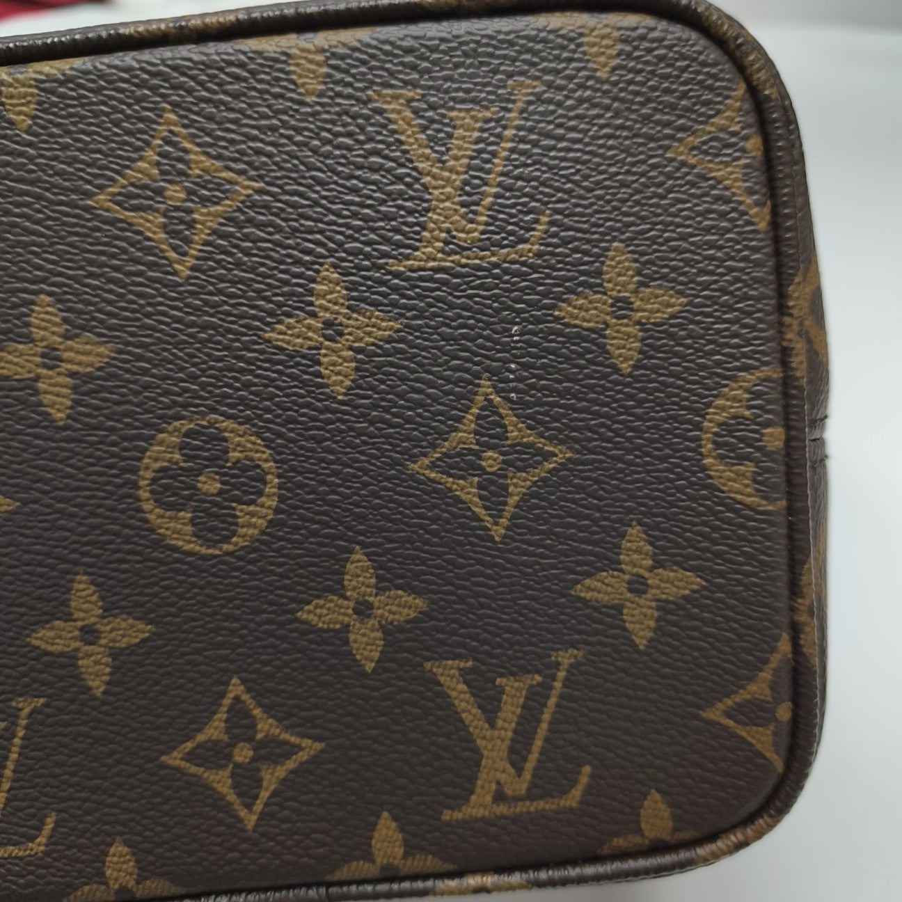 ALL IN Monogram Coated Canvas Brown