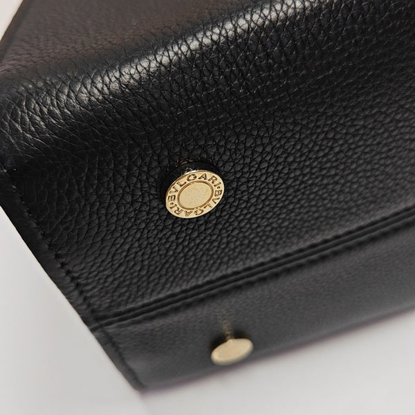 Calfskin Shoulder Bag Black