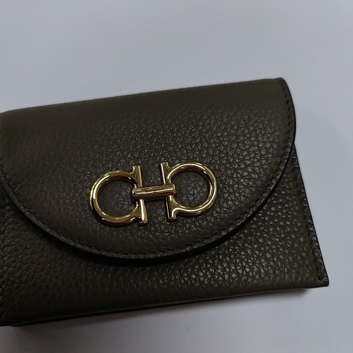 Calfskin Card Holder Green