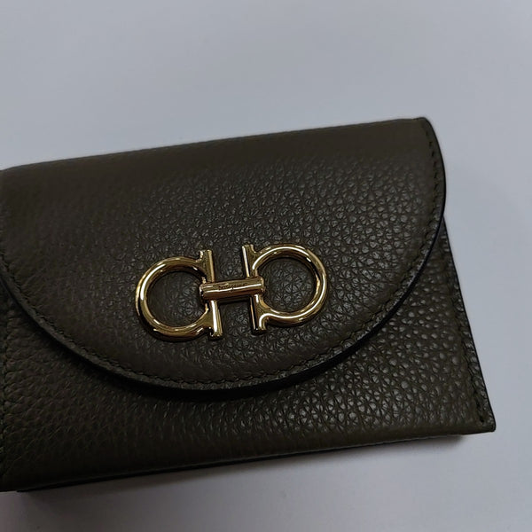 Calfskin Card Holder Green
