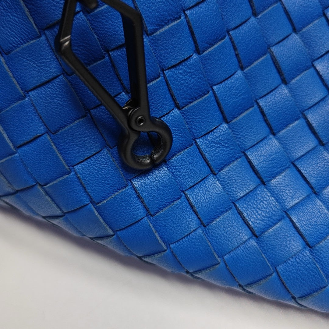 Calfskin Shoulder Bag Blue
