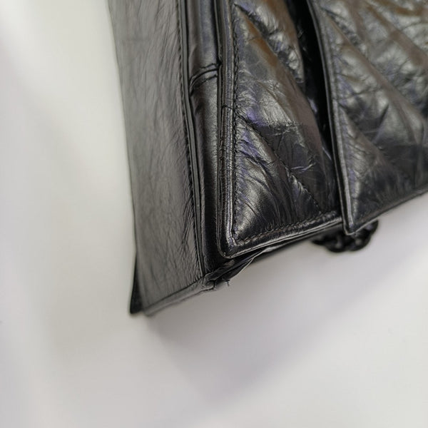 Crush Quilted Calfskin Black