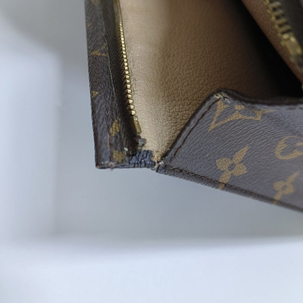 TOILET POCKET 26 Monogram Coated Canvas Brown