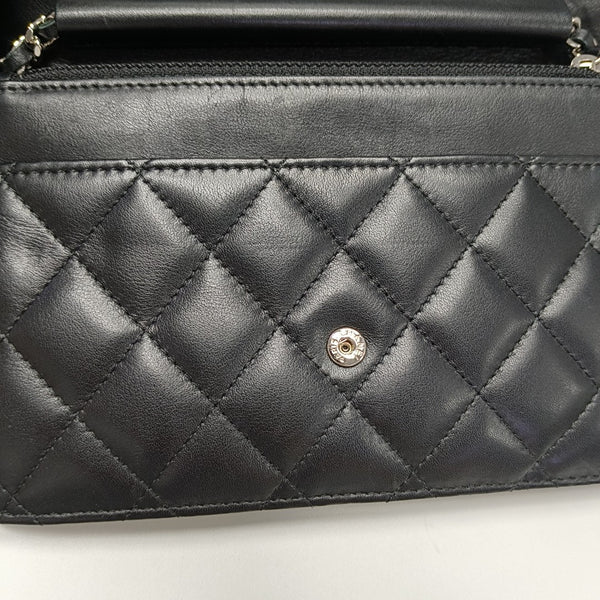 CAMBON Medium Quilted Calfskin Black