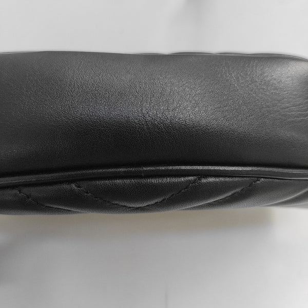 GG Marmont Super Mini Quilted Calfskin Black