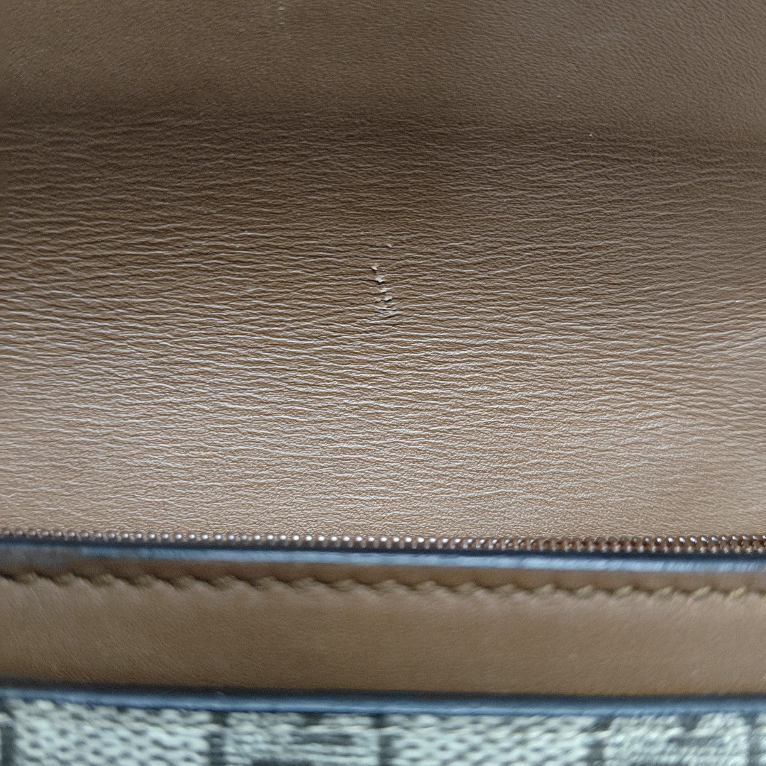 Lona recubierta Monogram Candado Beige