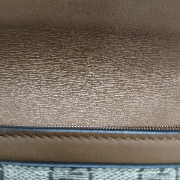 Lona recubierta Monogram Candado Beige