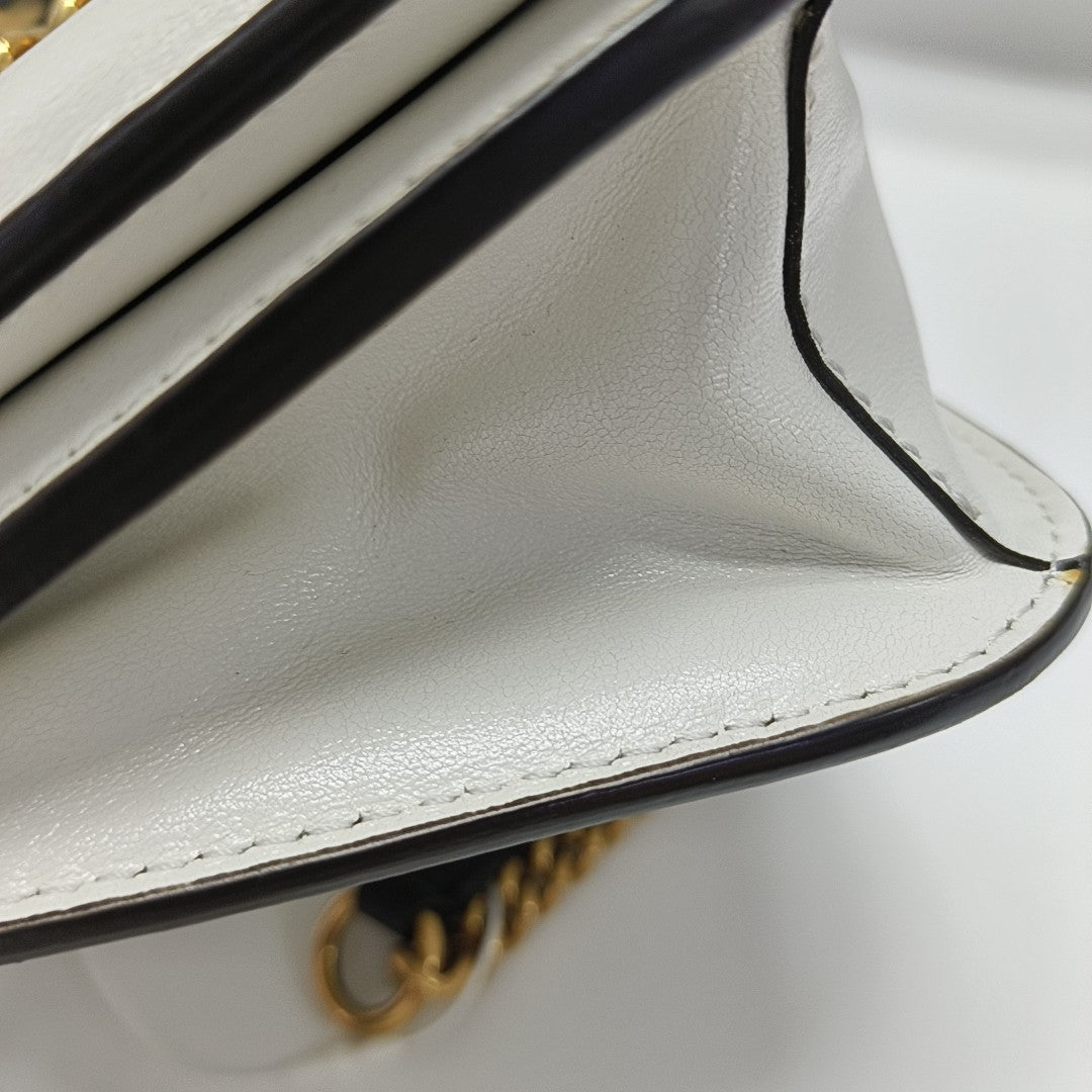 Karligraphy Calfskin White