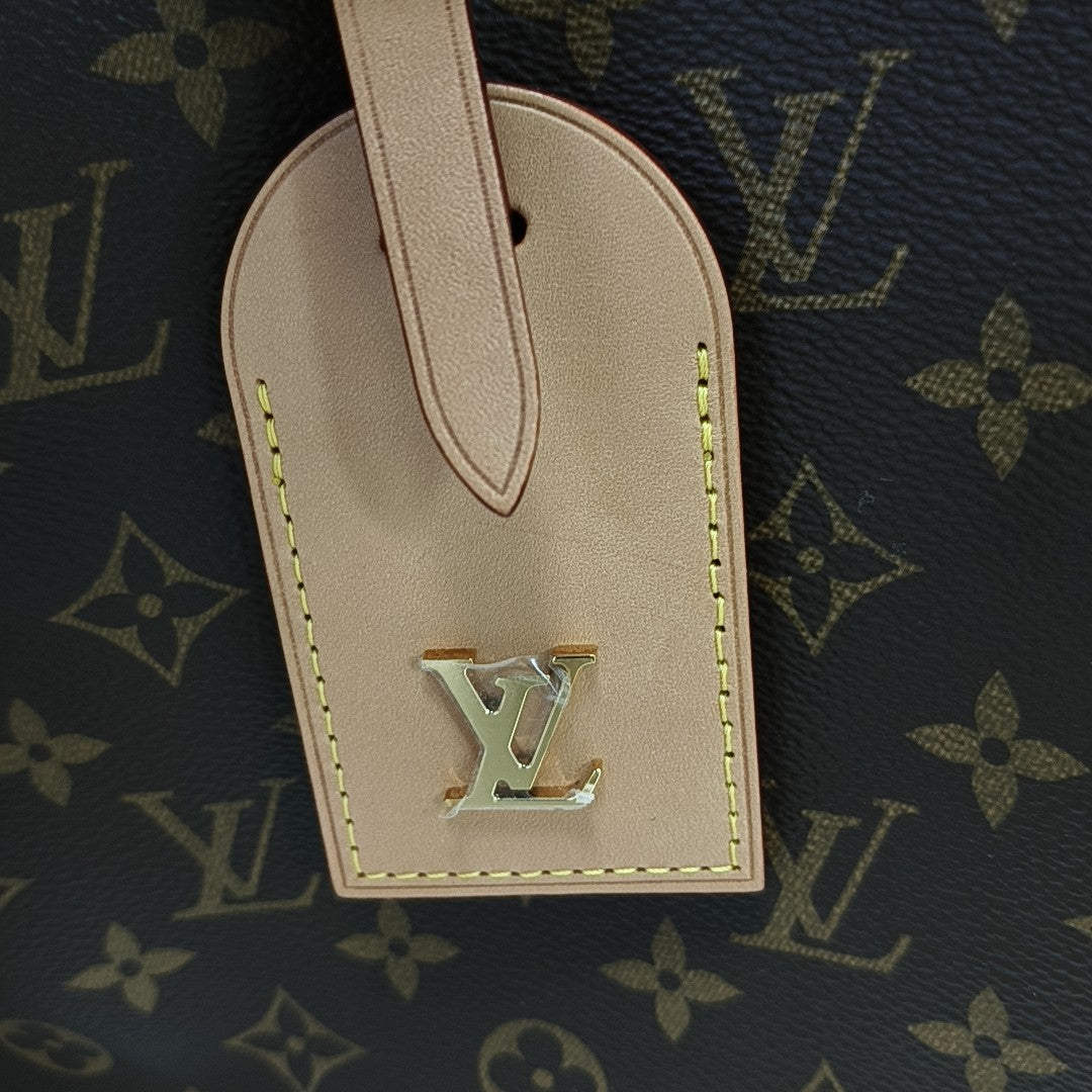 ATLANTIS Monogram Coated Canvas Brown