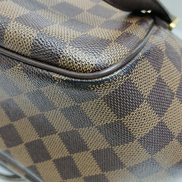 BELEM PM Damier Ebene Coated Canvas Brown