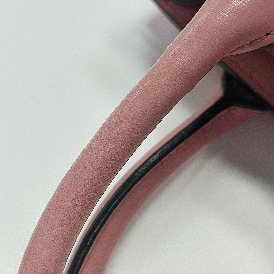 Bibliothèque Saffiano Calfskin Pink