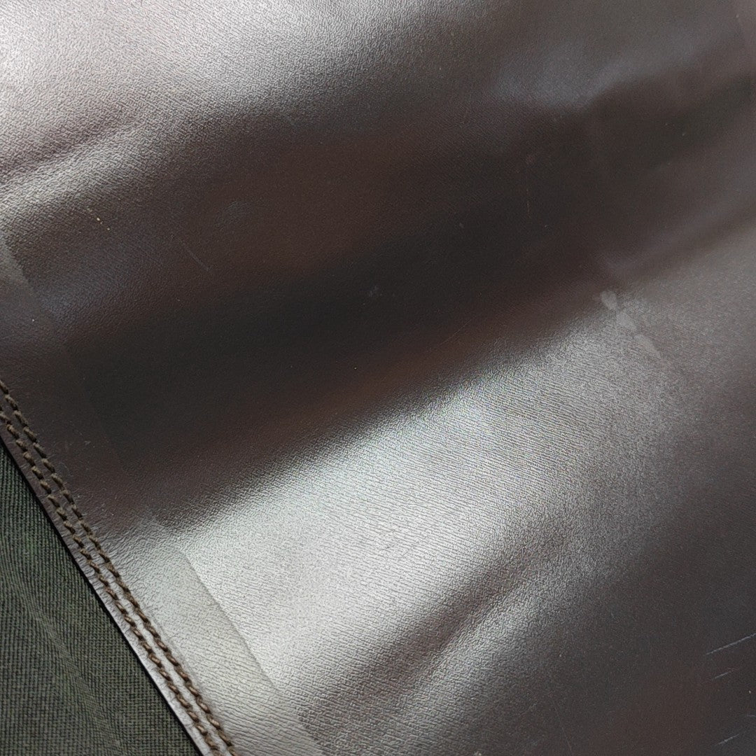 Canvas Top Handle Bag Green