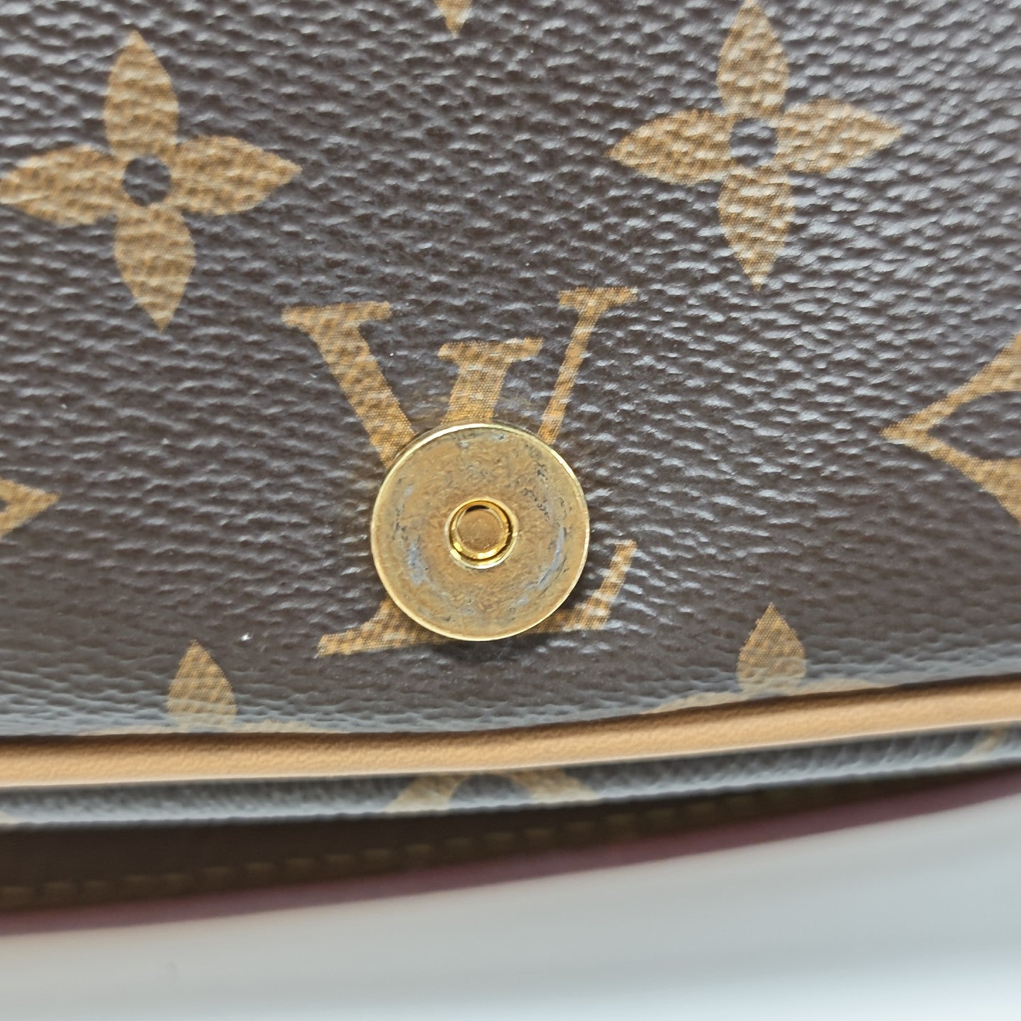 DIANE Monogram Coated Canvas Brown