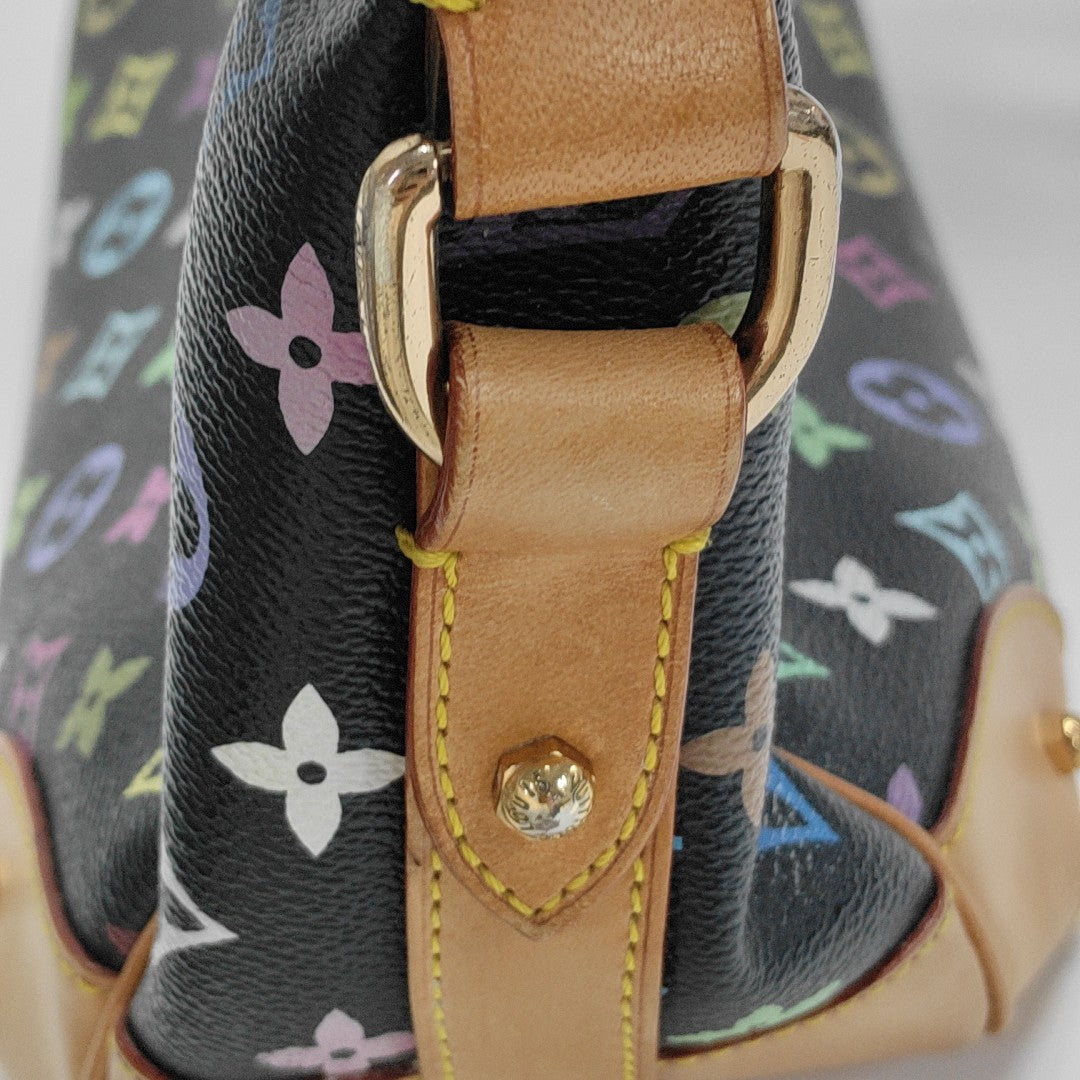 LV × TM GRETA Monogram Coated Canvas Black