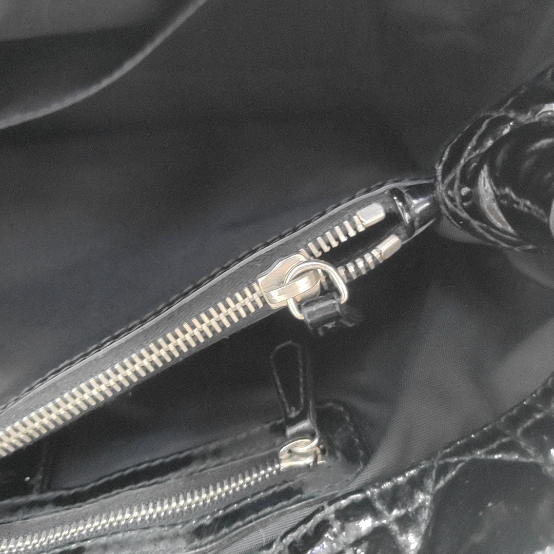 Dior Soft Cannage Patent Leather Black