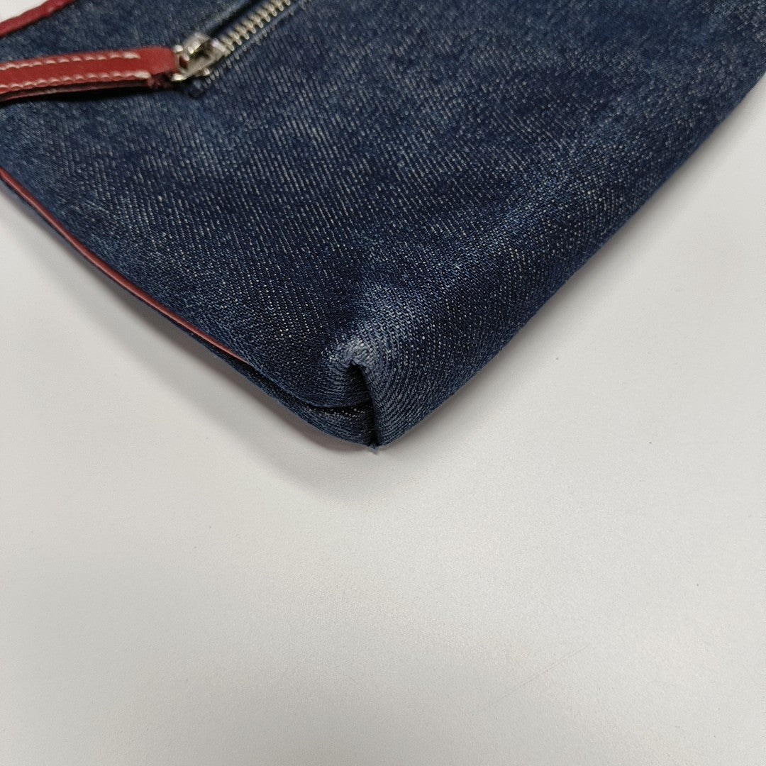 Canvas Shoulder Bag Blue