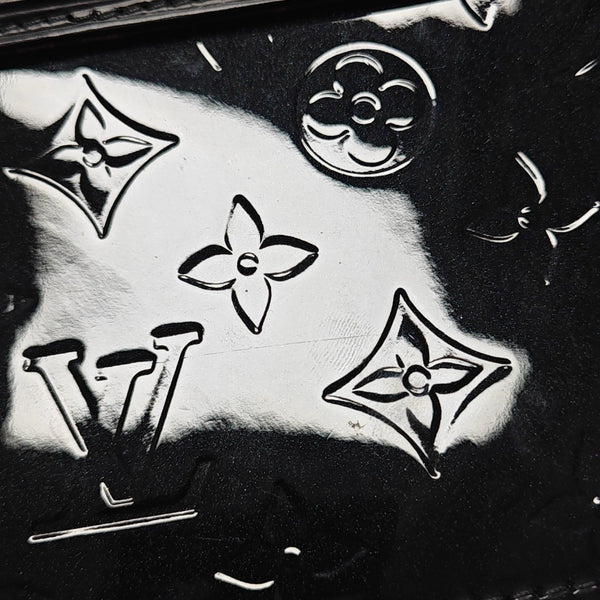 WYNWOOD Monogram Patent Leather Black