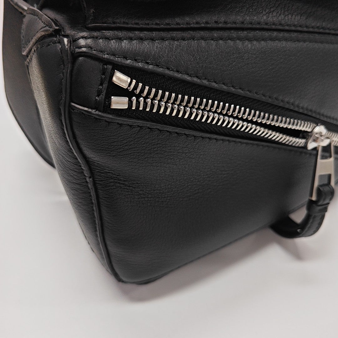 Puzzle Mini Calfskin Black