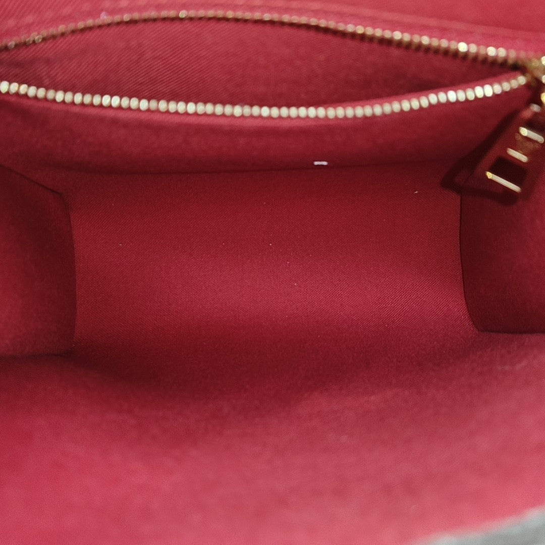 SAC PLAT BB Monogram Coated Canvas Brown