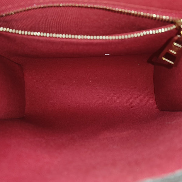 SAC PLAT BB Monogram Coated Canvas Brown