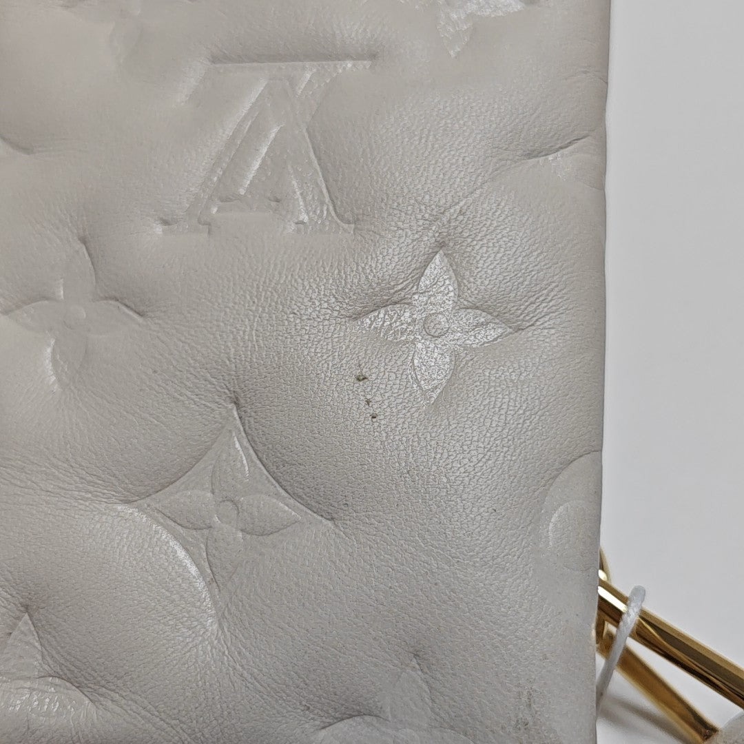COUSSIN PM Lambskin White