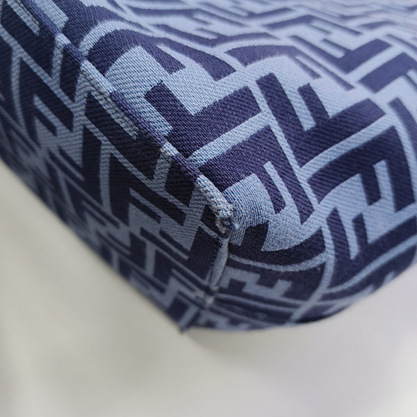 Monogram Canvas Tote Bag Blue