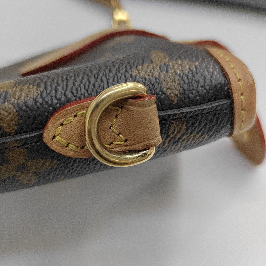 FOLD ME Monogram Coated Canvas Brown