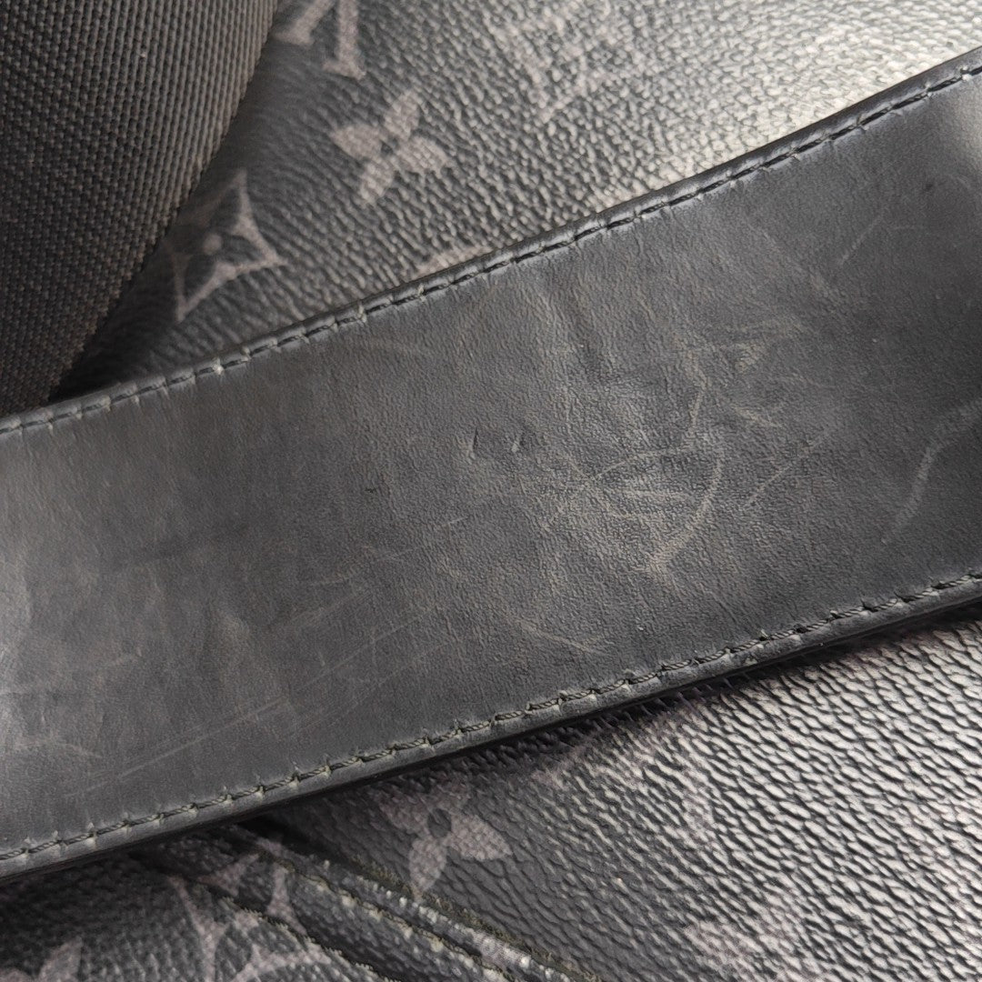 VOYAGER PM Monogram Coated Canvas Black