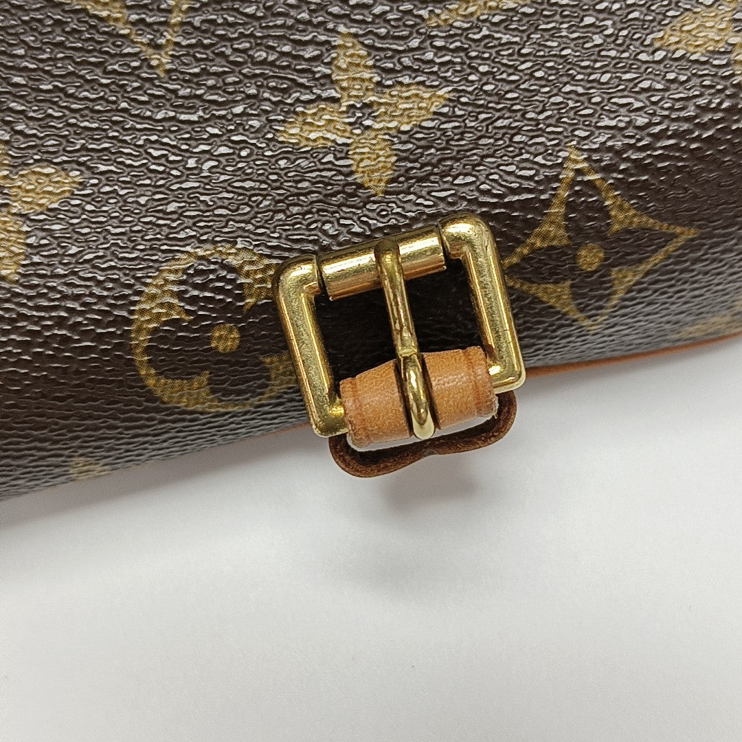 MARELLE Monogram Coated Canvas Brown