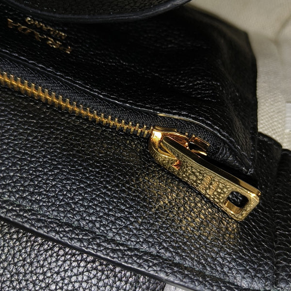 Calfskin Shoulder Bag Black