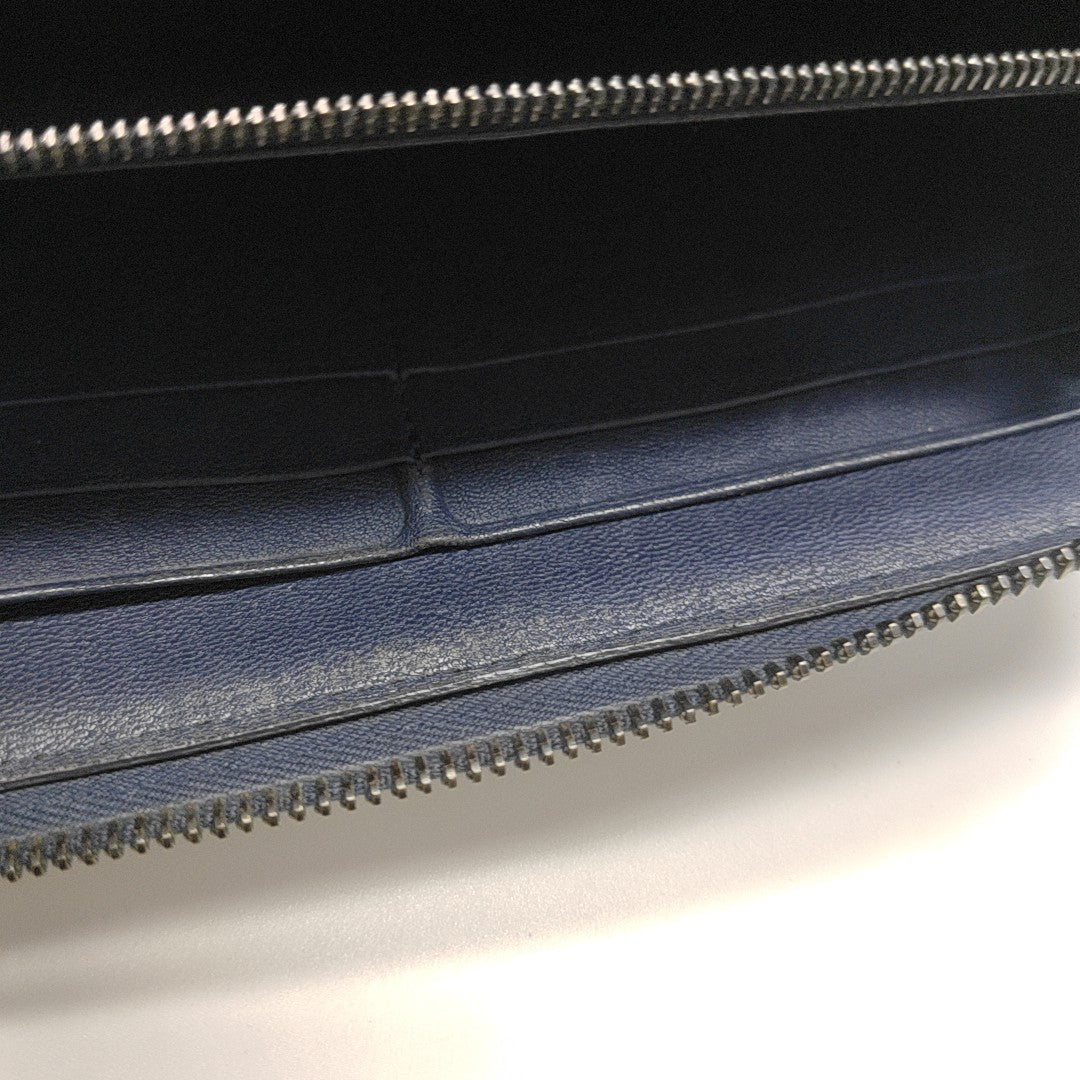 Lambskin Wallet Blue