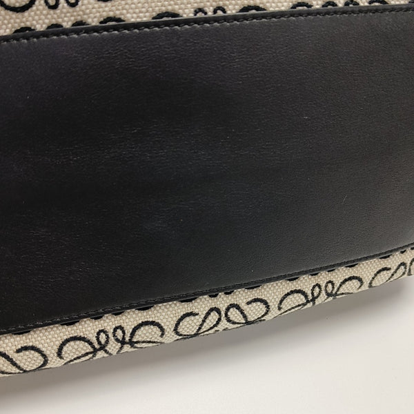 Monogram Fabric Top Handle Bag Beige