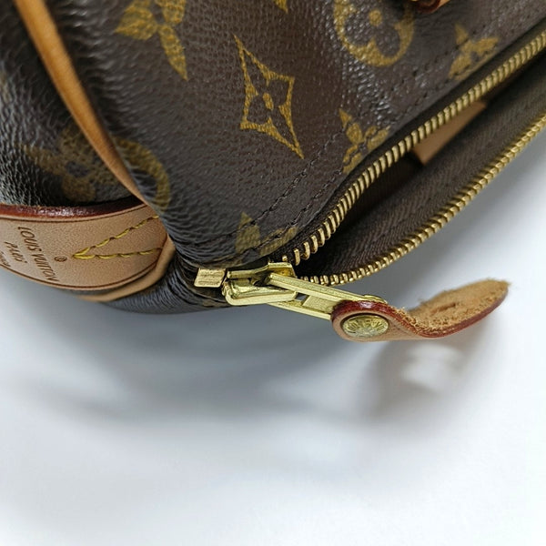 Authenticated pre-owned  SPEEDY 30 Monogram Coated Canvas Brown - Top Handle Bag at Looply