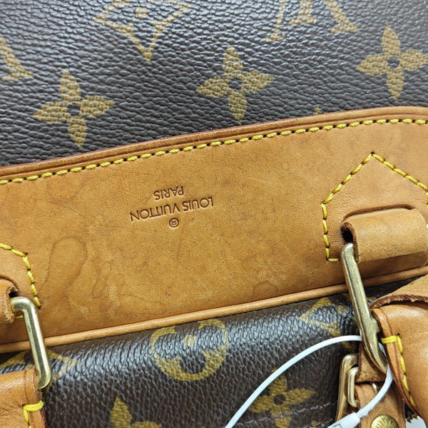 DEAUVILLE GM Monogram Coated Canvas Brown